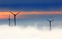 Wind Turbines In Clouds - Wind Farm Service Parts Supplier